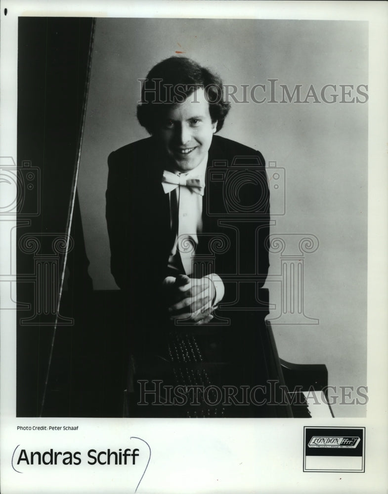 1984 Press Photo Andras Schiff, Classical Pianist - mjp29489-Historic Images