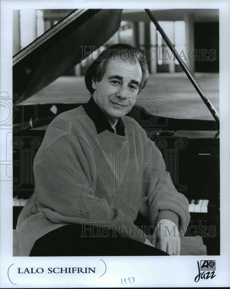 1993 Press Photo Lalo Schifrin, Pianist - mjp29492 - Historic Images