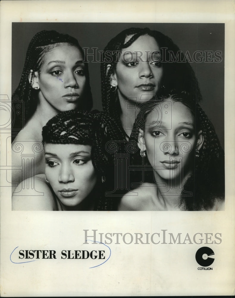 1979 Press Photo Sister group &quot;Sister Sledge&quot; - mjp29548 - Historic Images