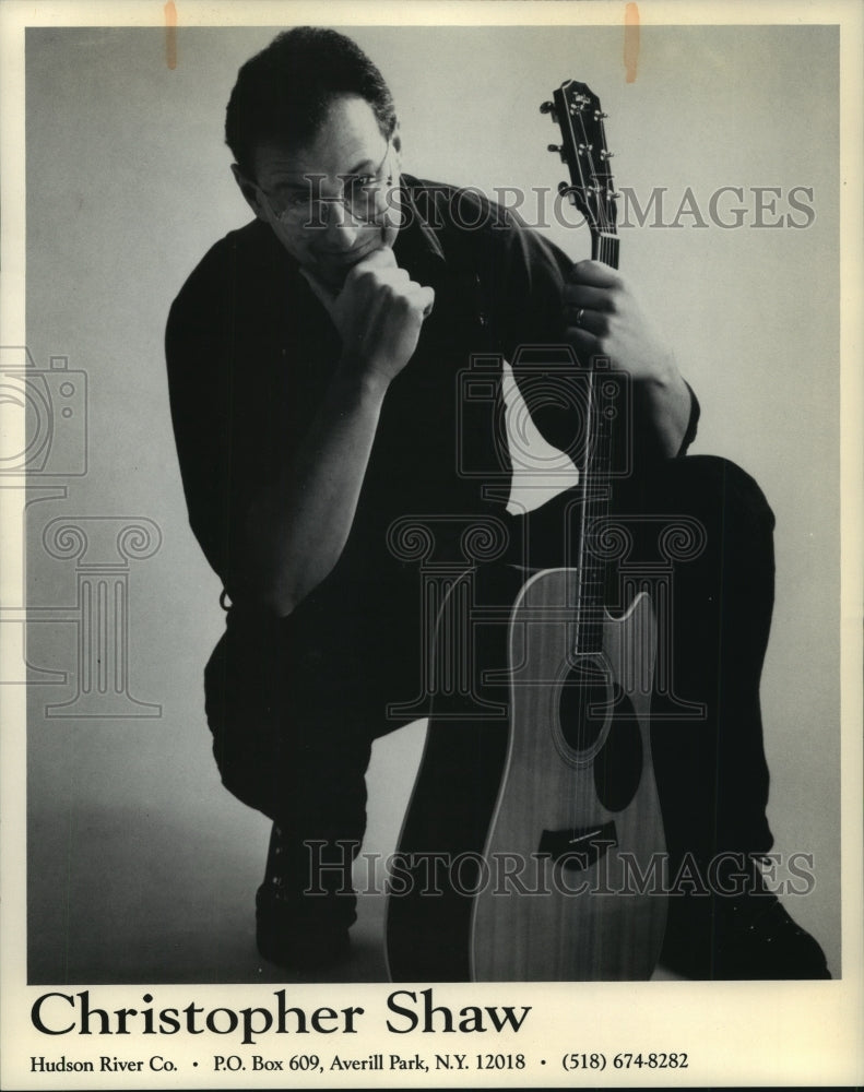 1994 Press Photo Christopher Shaw, songwriter and singer - mjp29590 - Historic Images