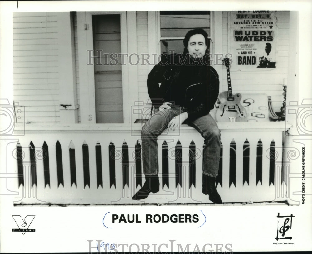 1993, Paul Rodgers, Singer/Songwriter - mjp29633 - Historic Images