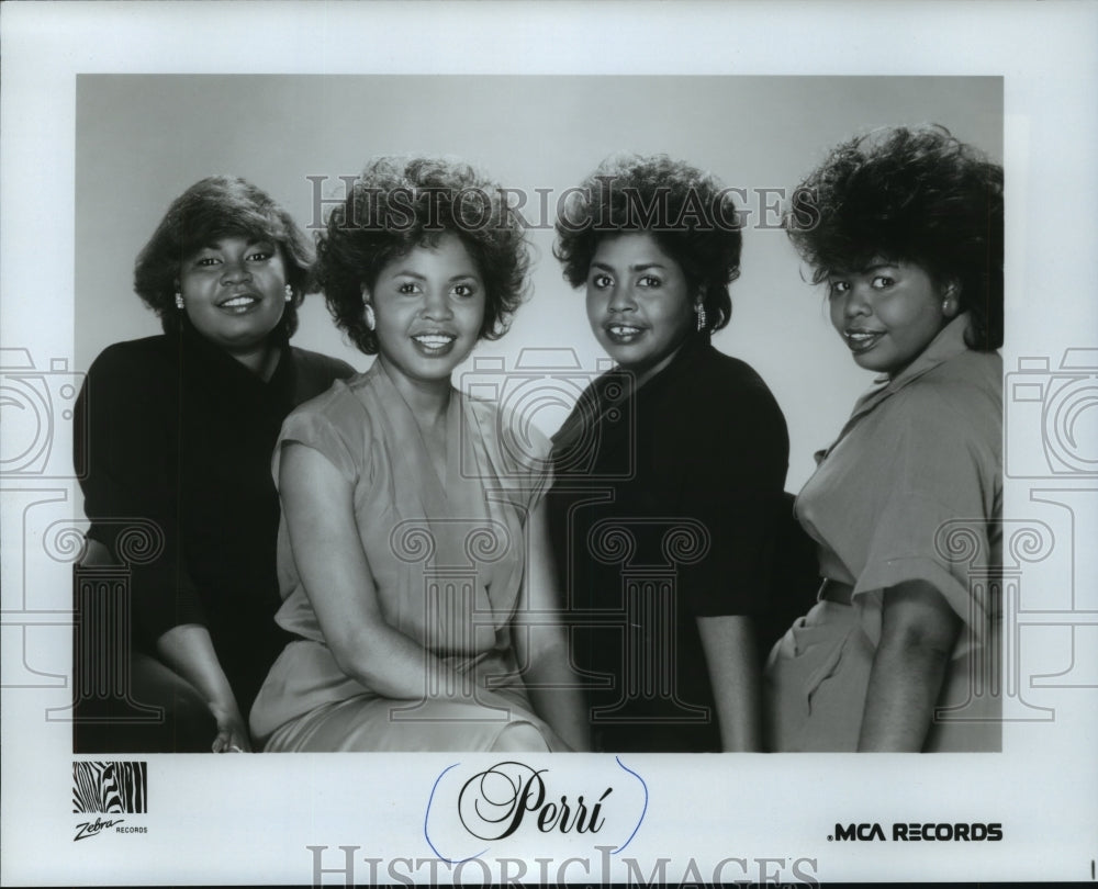 1986 Press Photo Perri music group - mjp29925 - Historic Images