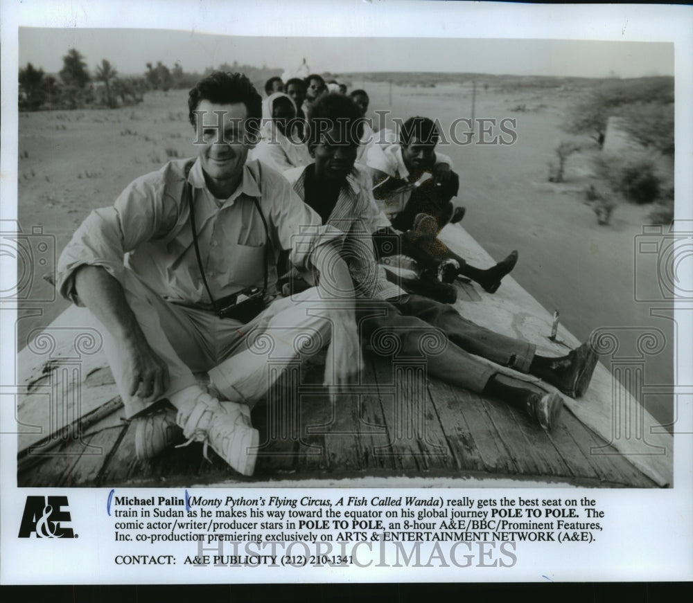 1993 Press Photo Actor Michael Palin Stars In &#39;Pole To Pole&#39; - mjp29944 - Historic Images