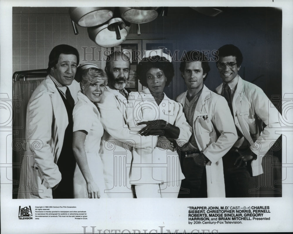 1984, Cast of "Trapper John, M.D." - mjp30067 - Historic Images