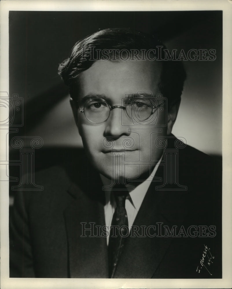 1968, Pianist Karl Ulrich Schnabel. - Historic Images