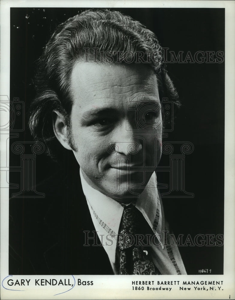1975 Press Photo Gary Kendall, bass, King of Egypt &quot;Alda&quot; - Historic Images