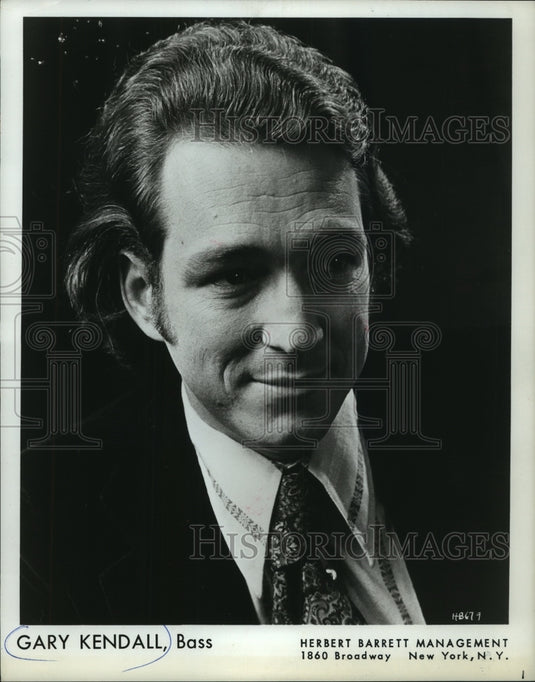 1975 Press Photo Gary Kendall, bass, King of Egypt "Alda" - Historic Images