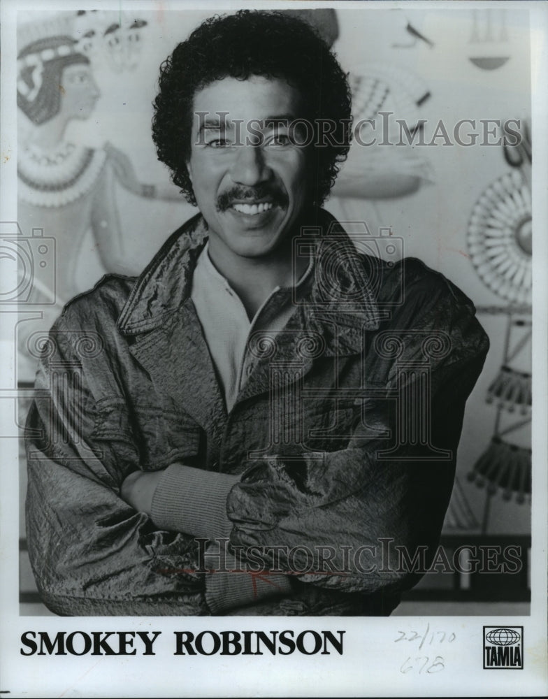 1984, Singer Smokey Robinson - mjp30129 - Historic Images