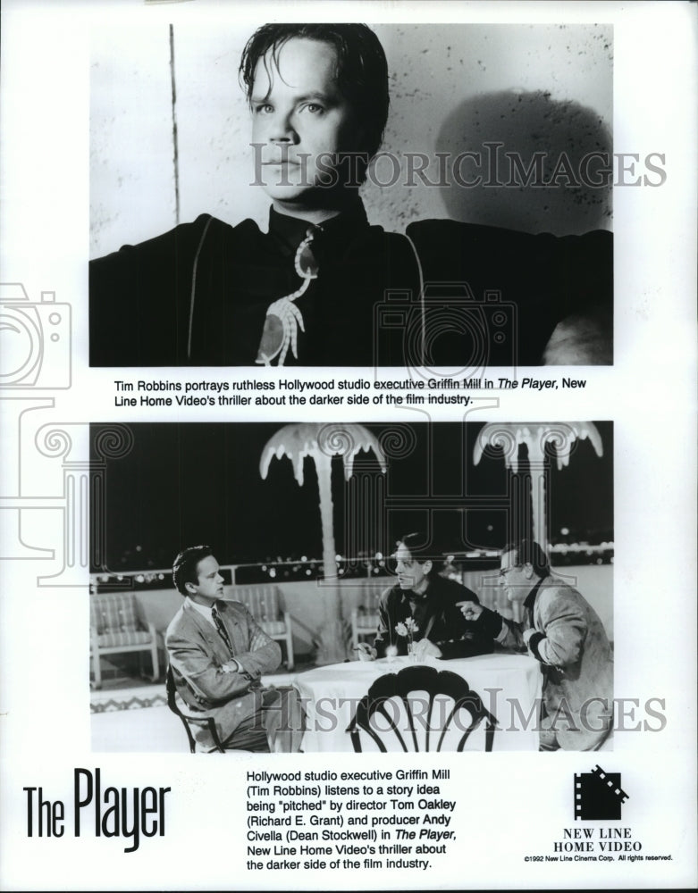 1993, Actor Tim Robbins portrays studio chief in &quot;The Player.&quot; - Historic Images
