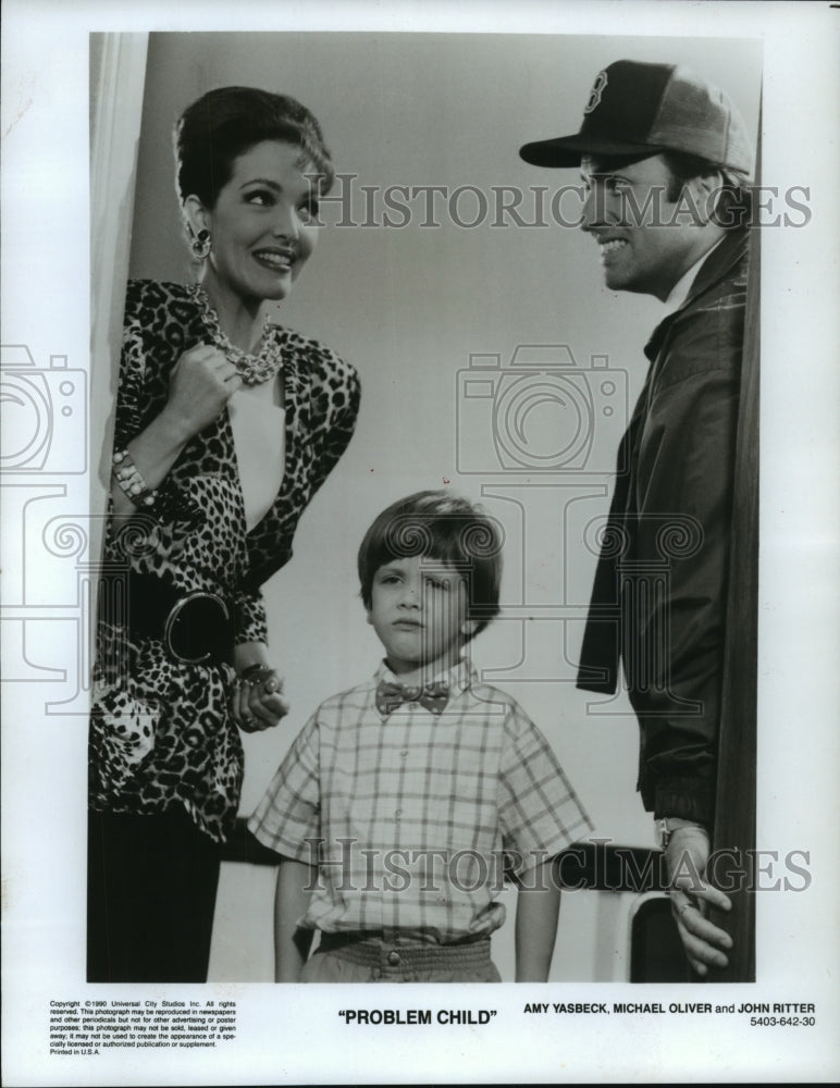 1990, Michael Oliver stars as a "Problem Child" - mjp30235 - Historic Images