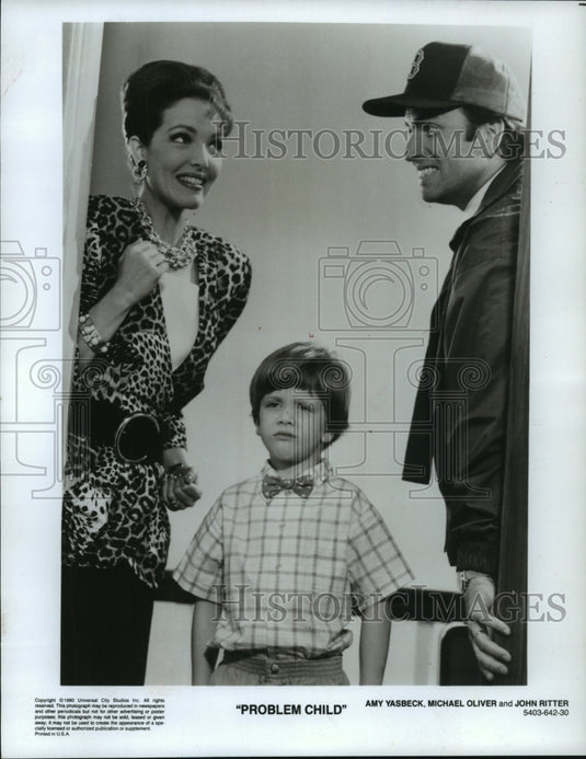 1990, Michael Oliver stars as a "Problem Child" - mjp30235 - Historic Images