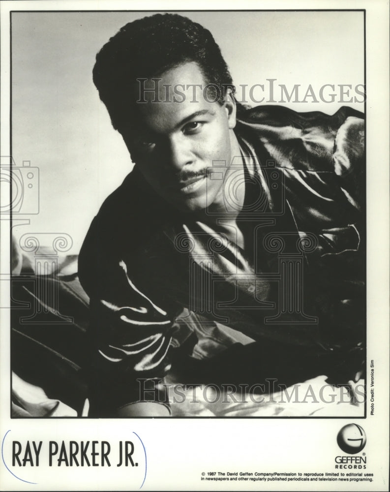1987 Press Photo Ray Parker JR., singer - mjp30273 - Historic Images