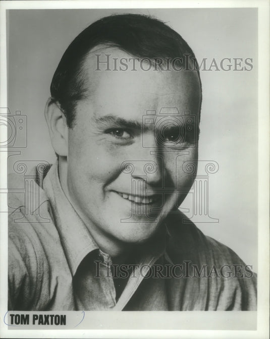 1967, New Lost City Rambler member, Tom Paxton. - Historic Images