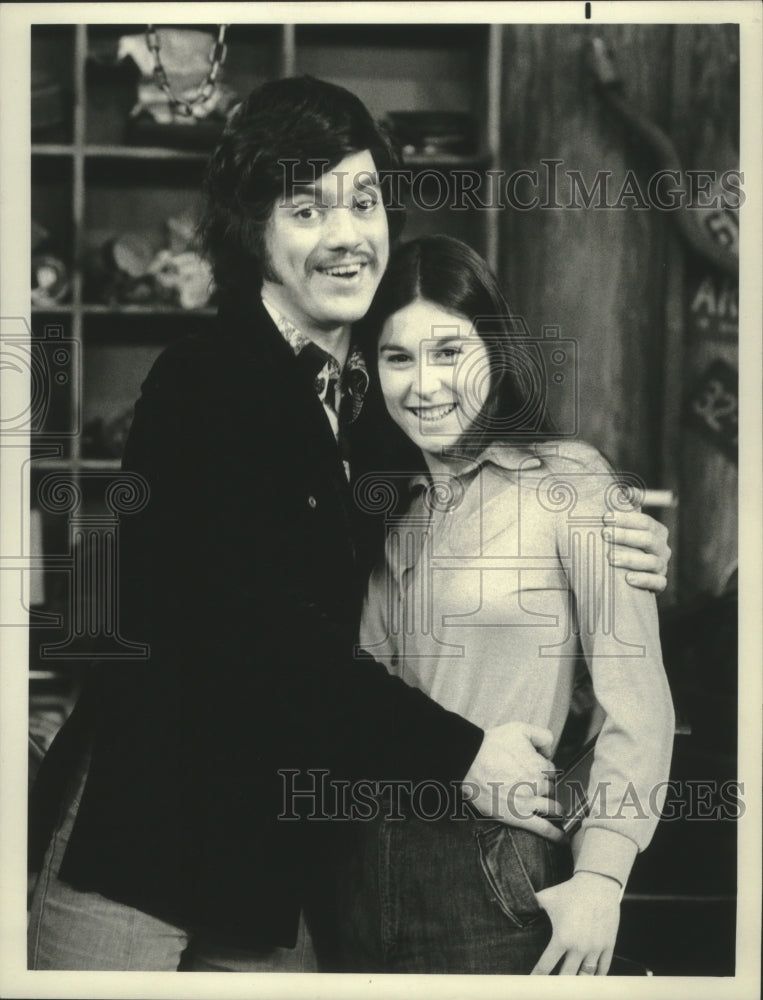 1976, Chico's Girlfriend-Diana Canova and Freddie Prinze. - mjp30346 - Historic Images