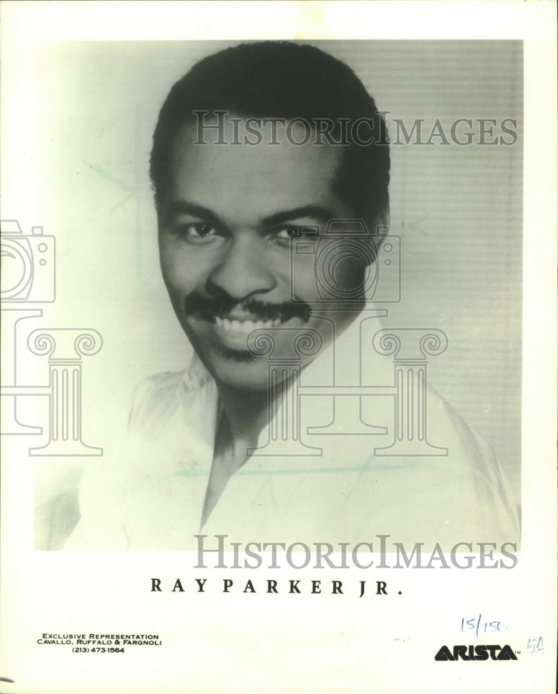 1985 Press Photo Singer Ray Parker JR. - mjp30358 - Historic Images