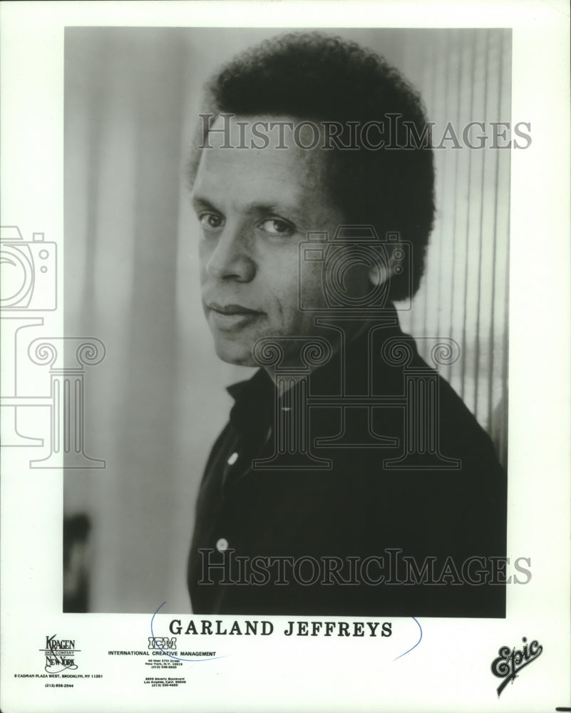 1984 Press Photo Garland Jeffreys, musician - mjp30377 - Historic Images
