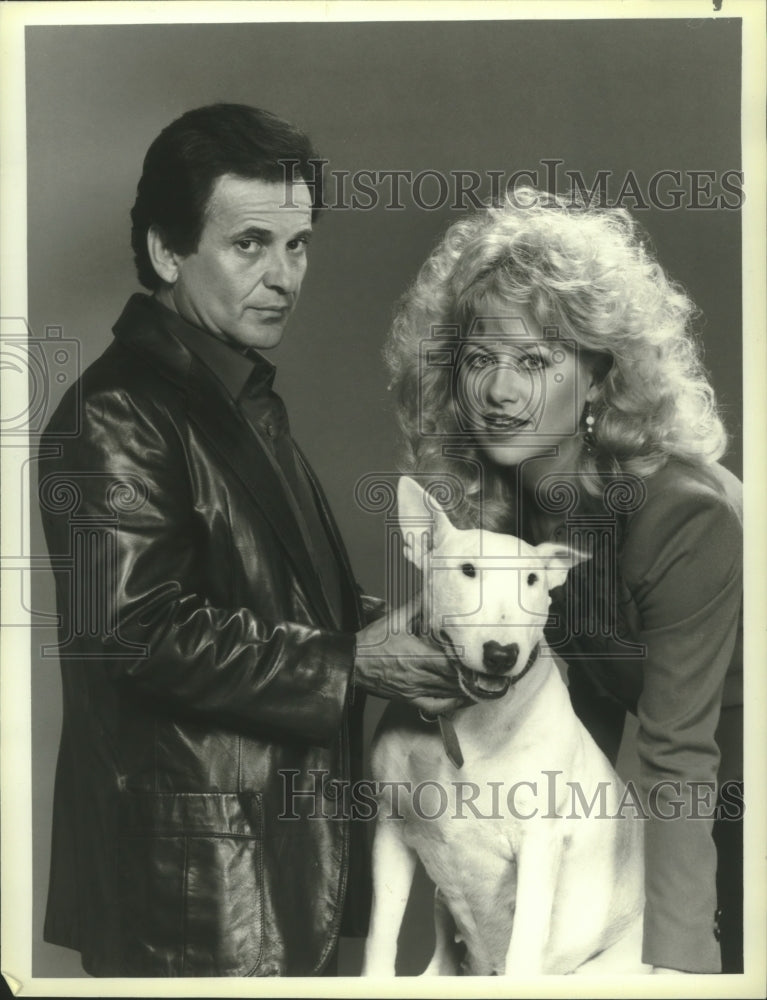 1985 Press Photo Joe Pesci and Victoria Jackson in &quot;Half-Nelson&quot; on NBC-TV - Historic Images