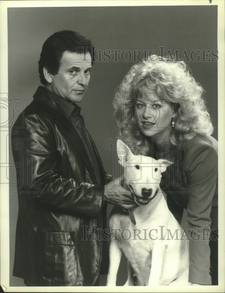 1985 Press Photo Joe Pesci and Victoria Jackson in "Half-Nelson" on NBC-TV - Historic Images