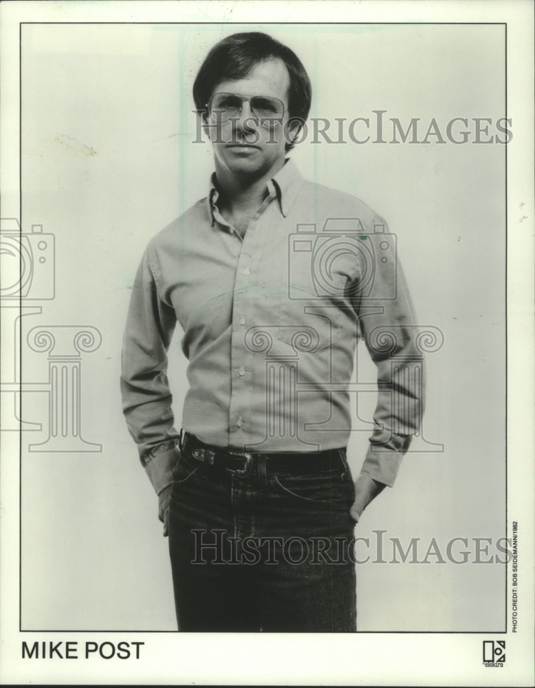 1982 Press Photo Music composer-arranger-producer Mike Post - mjp30546 - Historic Images