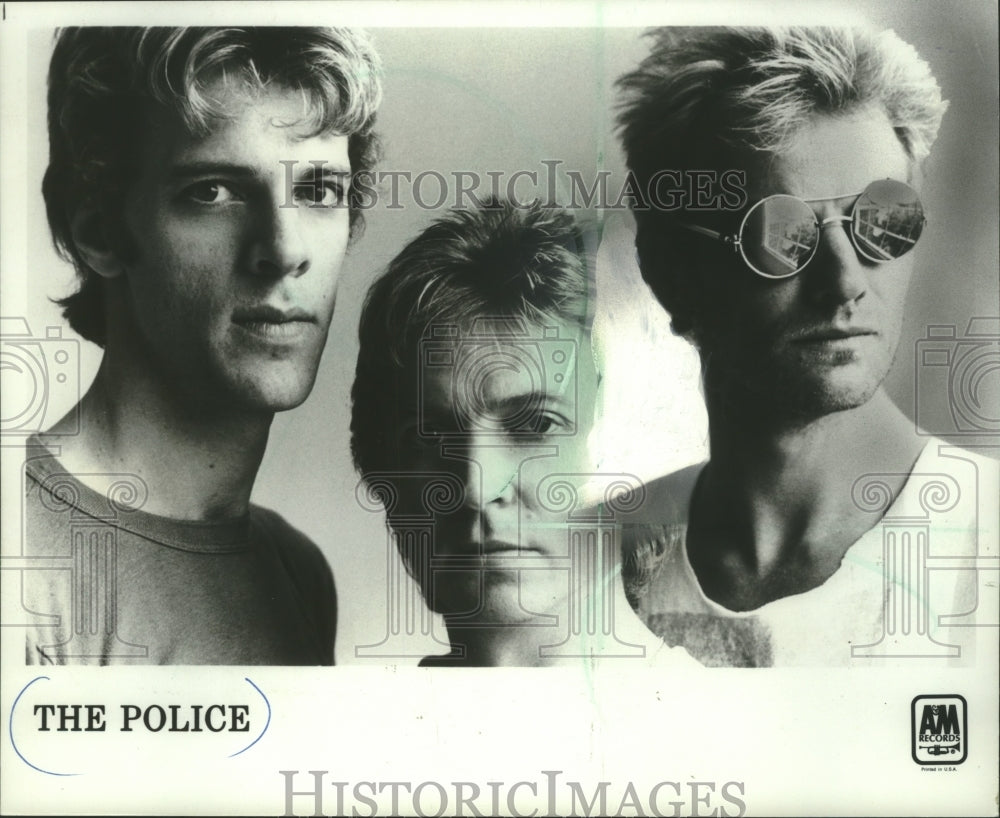 1984 Press Photo Members Of The Group The Police - mjp30584 - Historic Images