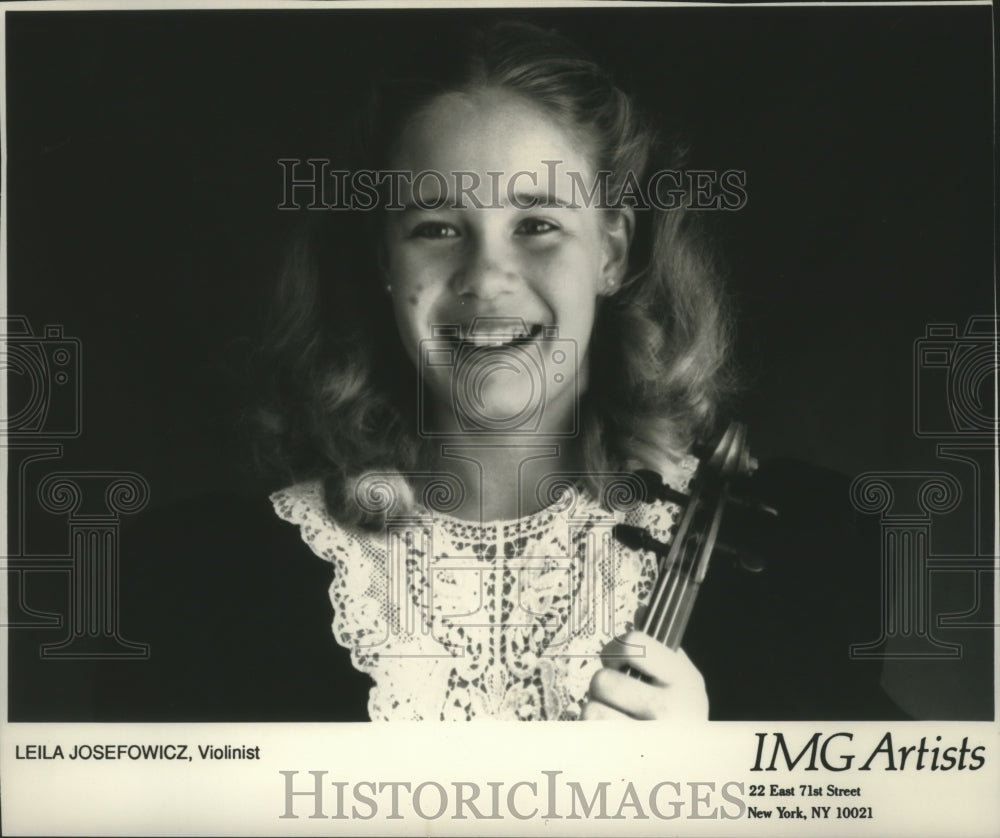 1992 Press Photo Leila Josefowicz,violinist - mjp30617 - Historic Images