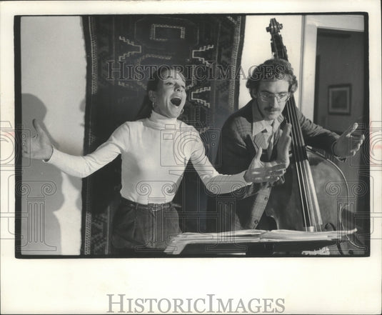 Press Photo Bassist Roger Ruggeri and other, "The Last Contrabass in Las Vegas: - Historic Images