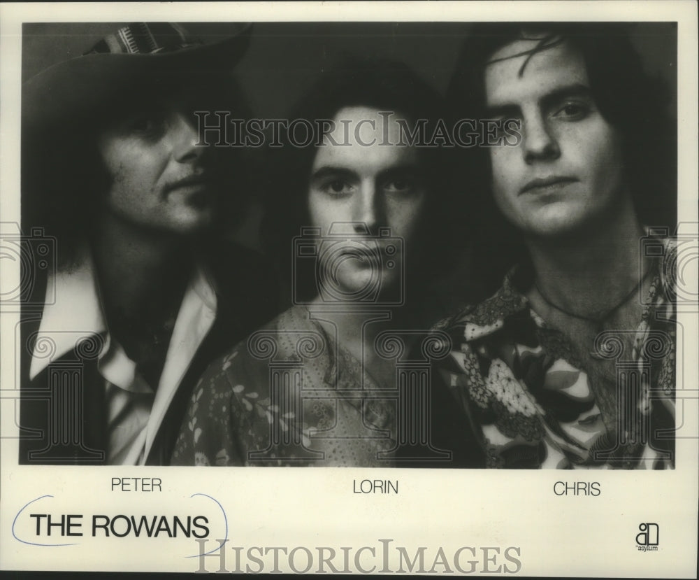 1975, The Rowans: Peter, Lorin, Chris - Historic Images