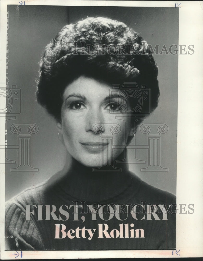 1976 Press Photo Betty Rollin, author & NBC News correspondent - mjp30732 - Historic Images