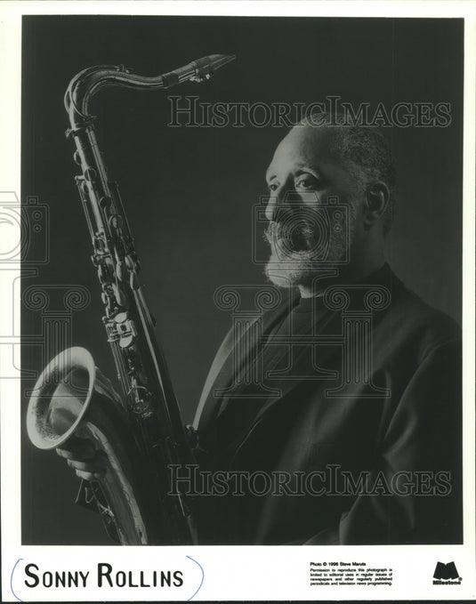 1996 Press Photo Sonny Rollins, musician - mjp30734 - Historic Images