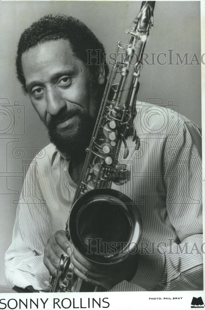 1992 Press Photo Saxophonist Sonny Rollins - mjp30737 - Historic Images