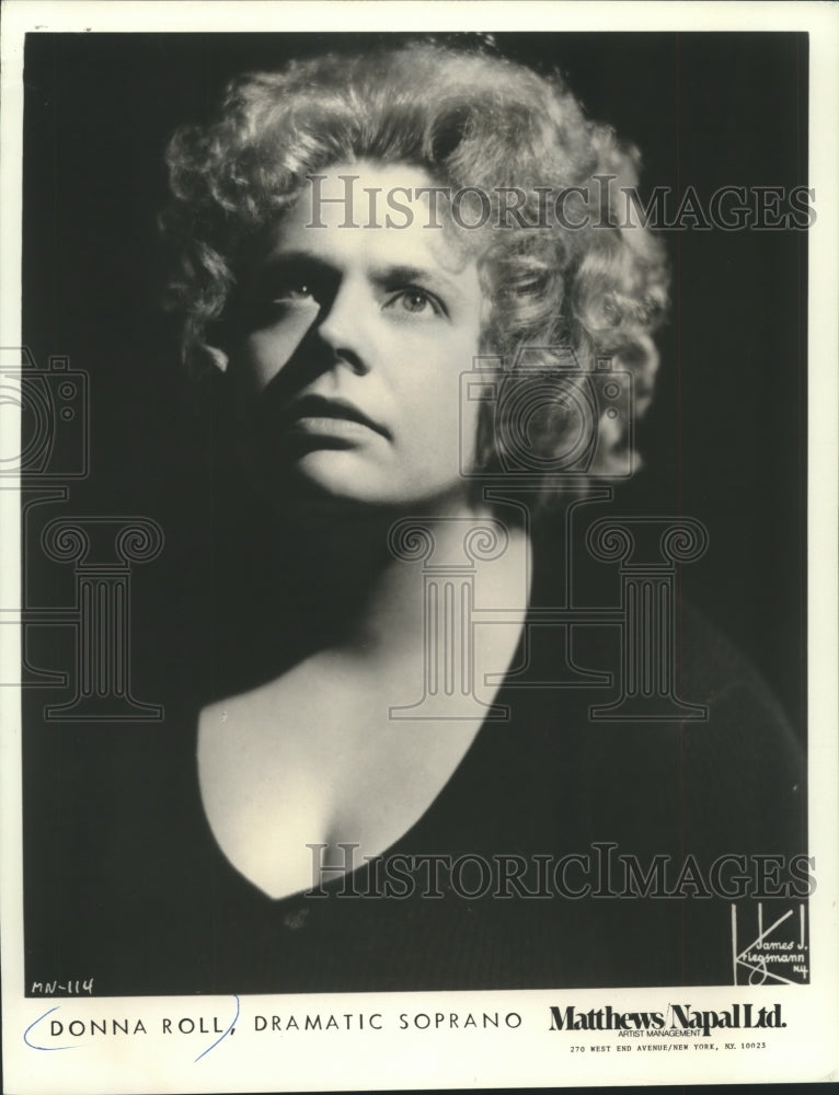 1979, Soprano Donna Roll, Music Under the Stars - mjp30741 - Historic Images