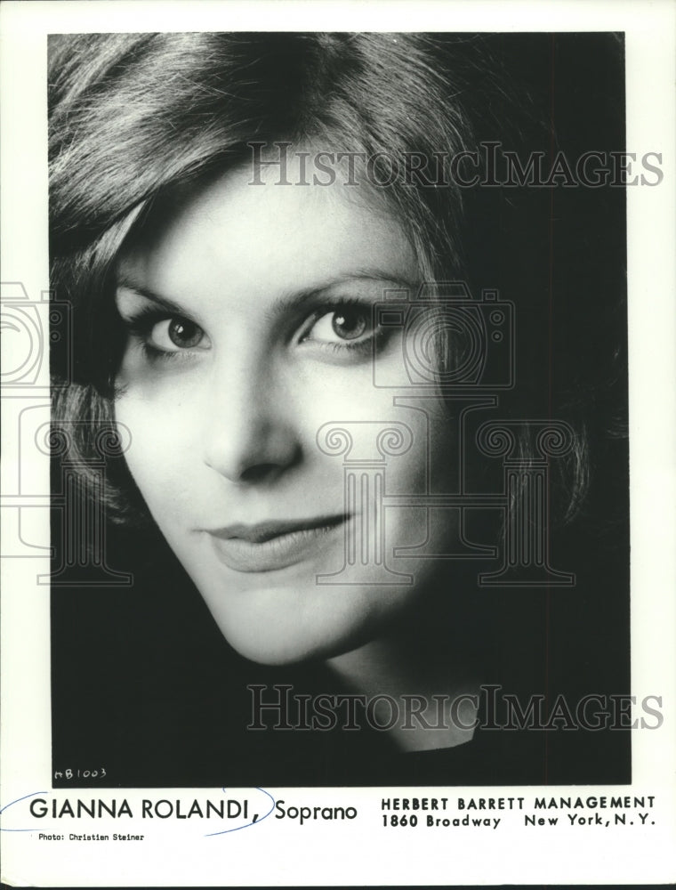 1979 Press Photo Soprano Gianna Rolandi - mjp30765 - Historic Images