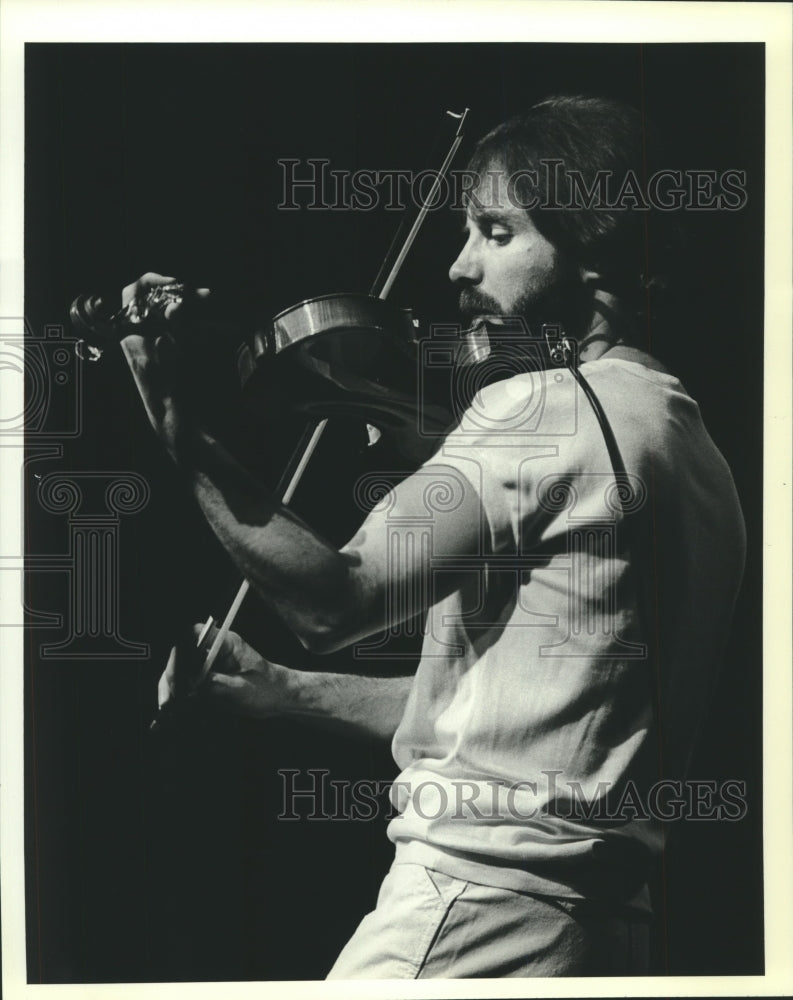 1982 Press Photo Jean-Luc Ponty in concert at the Performing Arts Center - Historic Images