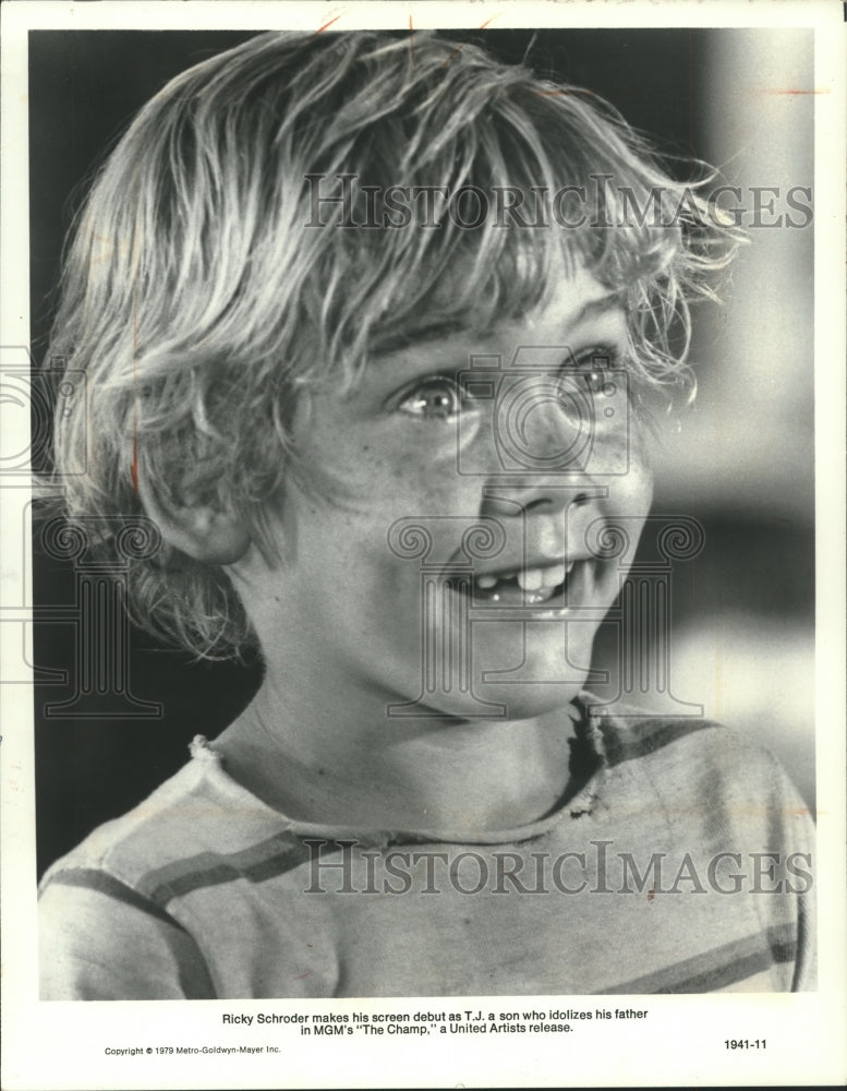 1979, Ricky Schroder in "The Champ" - mjp30847 - Historic Images