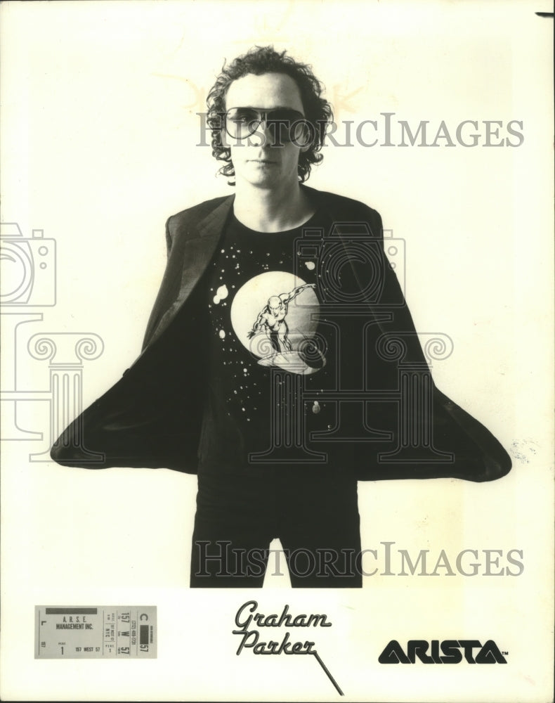 1979 Press Photo Graham Parker, musician - mjp30887-Historic Images