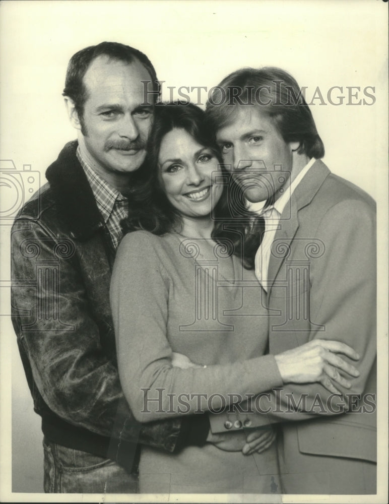 1986, Jameson Parker & other stars of "Simon & Simon" - mjp30893 - Historic Images