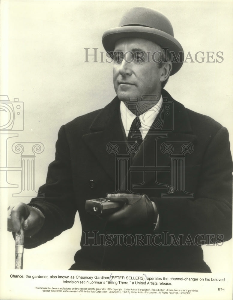 1979 Press Photo Peter Sellers in &quot;Being There&quot; by United Artists - mjp30914 - Historic Images