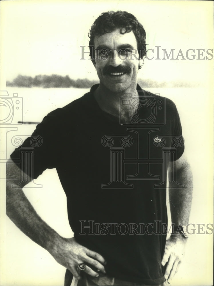 1980 Press Photo Actor Tom Selleck stars in "Magmun P.I." - mjp30962 - Historic Images