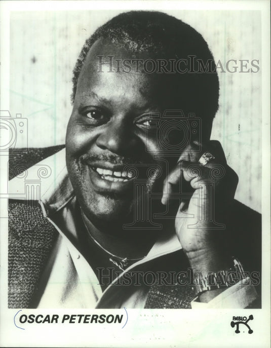 1982, Oscar Peterson, Jazz Pianist - mjp31030 - Historic Images
