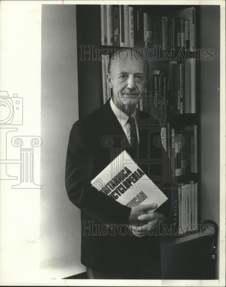 1973, Dr. Milton Rugoff editor &quot;Britannica Encyclopedia&quot; - Historic Images