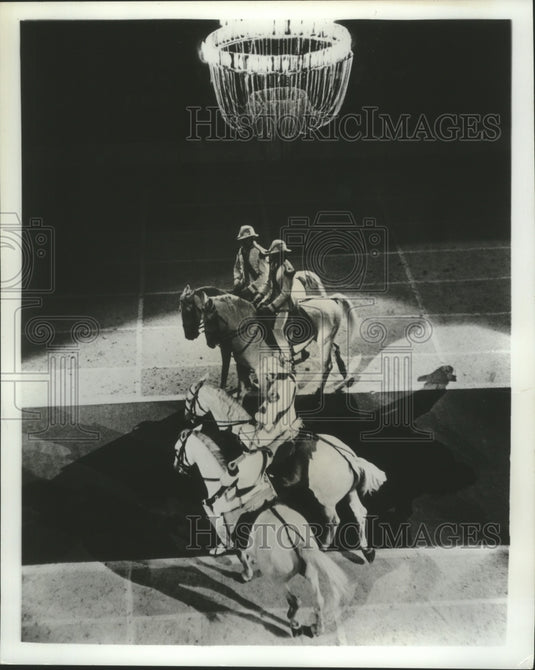 1978 Press Photo Performers in the Royal Lipizzan Stallion Show - mjp31173 - Historic Images