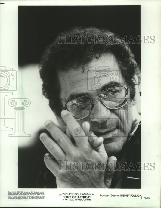 1984, Director Sydney Pollack, produced & directed "Out of Africa" - Historic Images