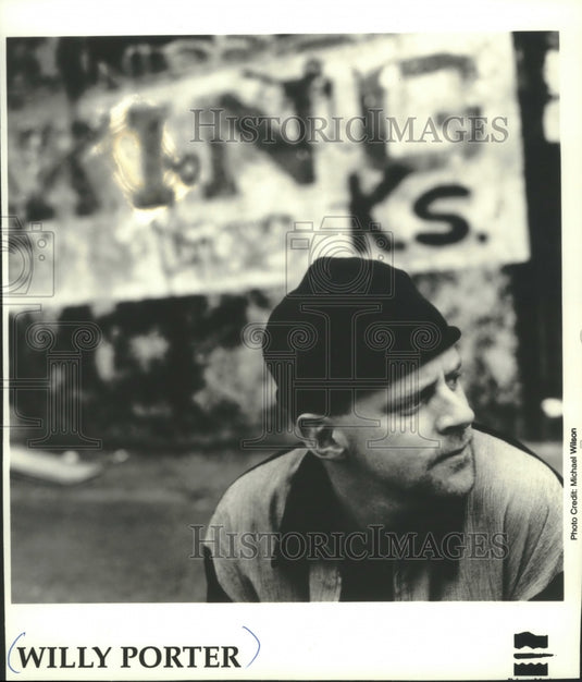 Press Photo Willy Porter, American musician - Historic Images