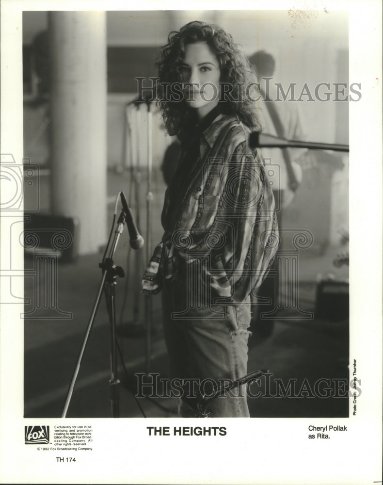 1992 Press Photo Cheryl Pollak stars in &quot;The Heights&quot; as Rita - mjp31313 - Historic Images