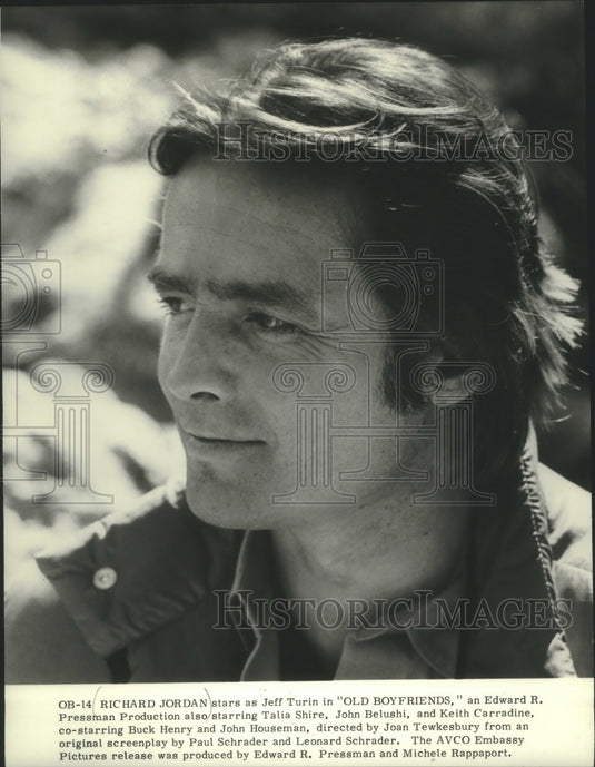 1980, Actor Richard Jordan as Jeff Turin in "Old Boyfriends" - Historic Images