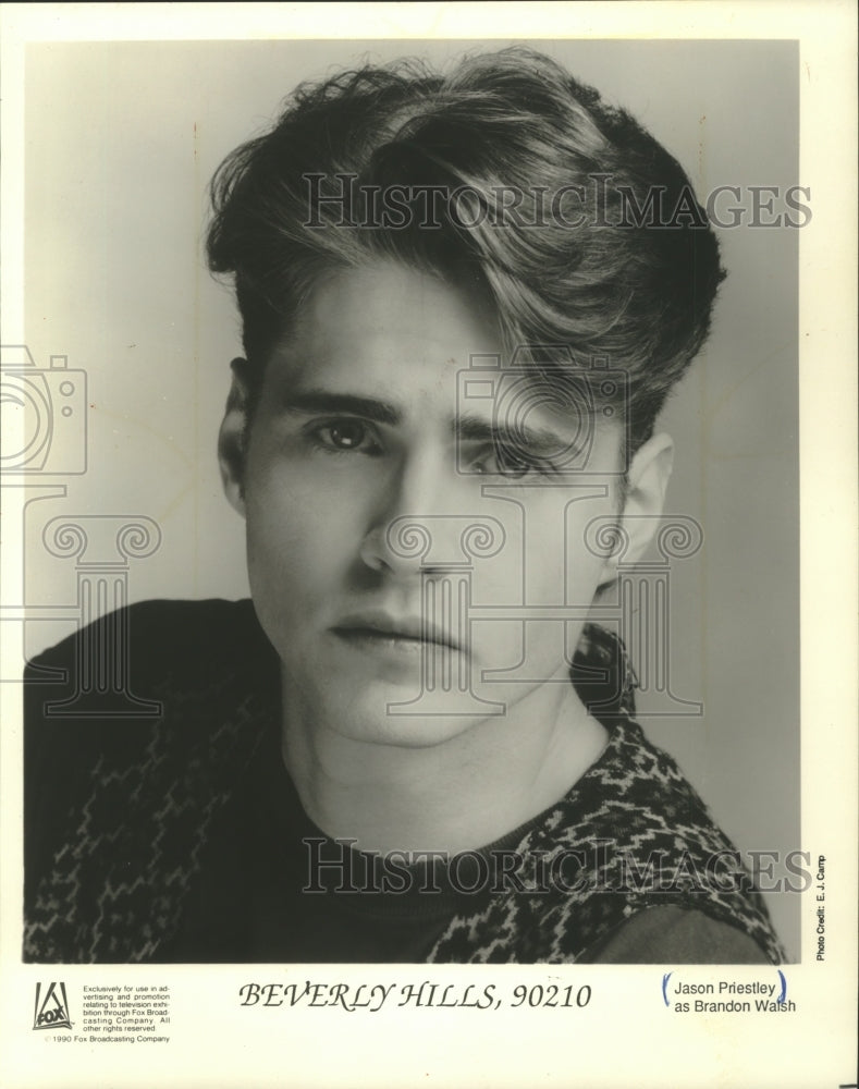 1992, "Beverly Hills, 90210" actor Jason Priestley - mjp31503 - Historic Images