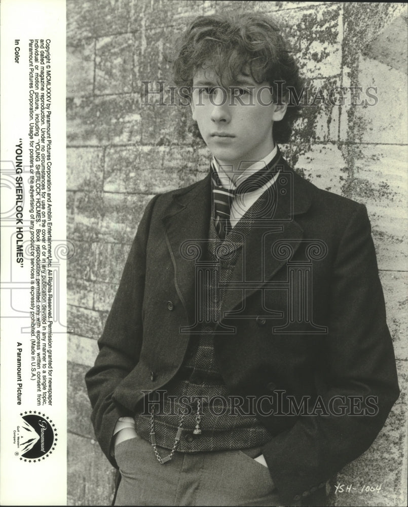 1985, Nicholas Rowe stars in &quot;Young Sherlock Holmes&quot; from Paramount - Historic Images