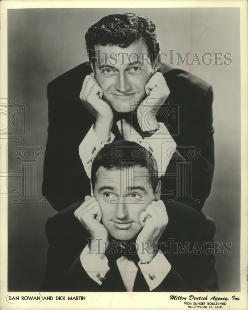 1963 Press Photo Actors Dan Rowan and Dick Martin - mjp31545- Historic Images