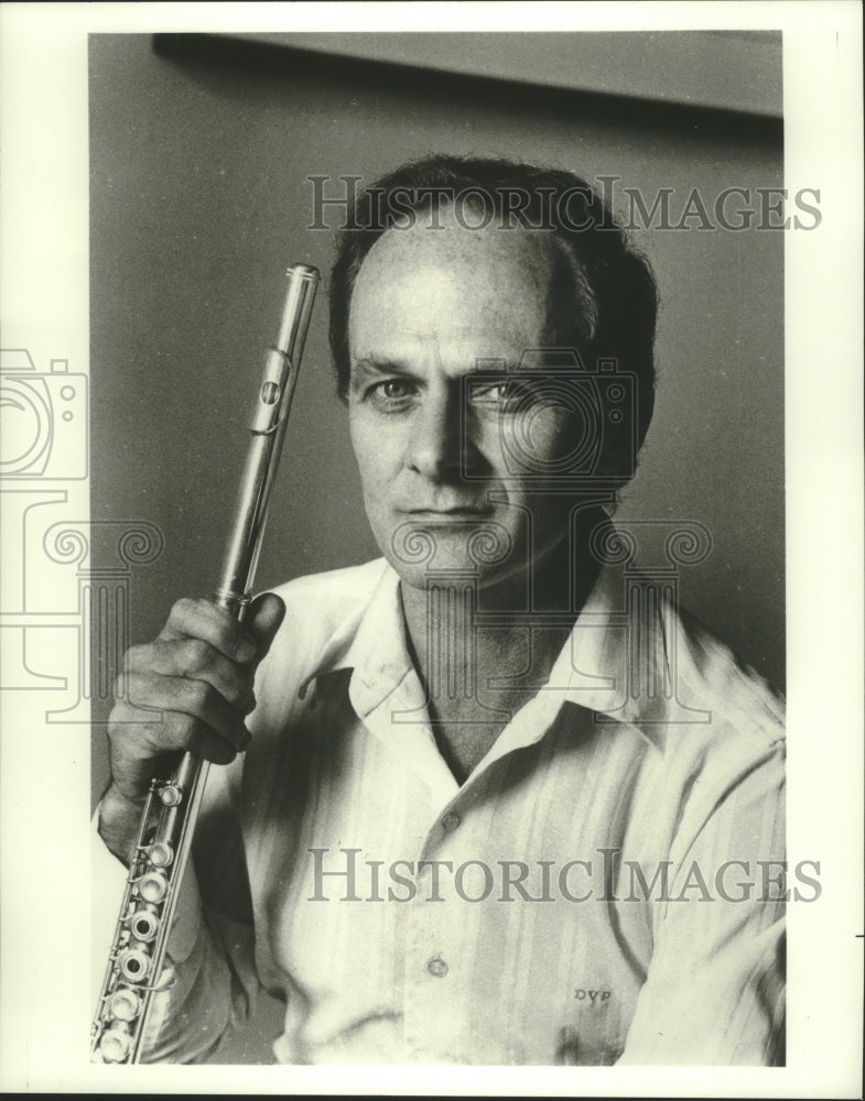 1979, Donald Peck, principal flutist with Chicago Symphony - Historic Images
