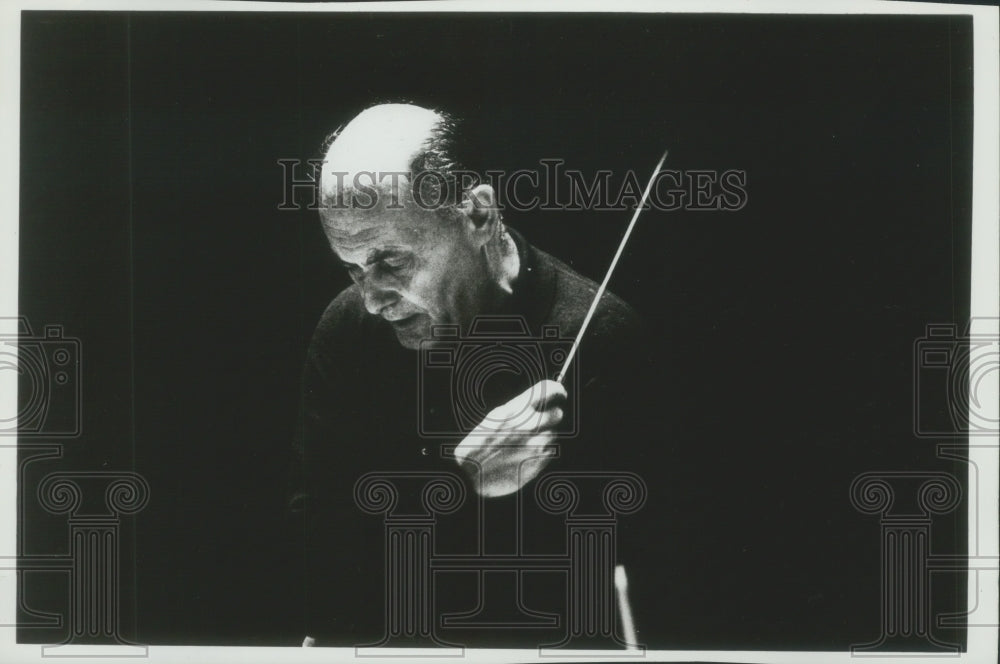 1977, Sir Georg Solti, Music Director of Chicago Symphony Orchestra. - Historic Images